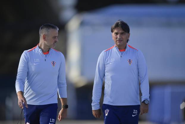 Zagreb: Trening hrvatske nogometne reprezentacije