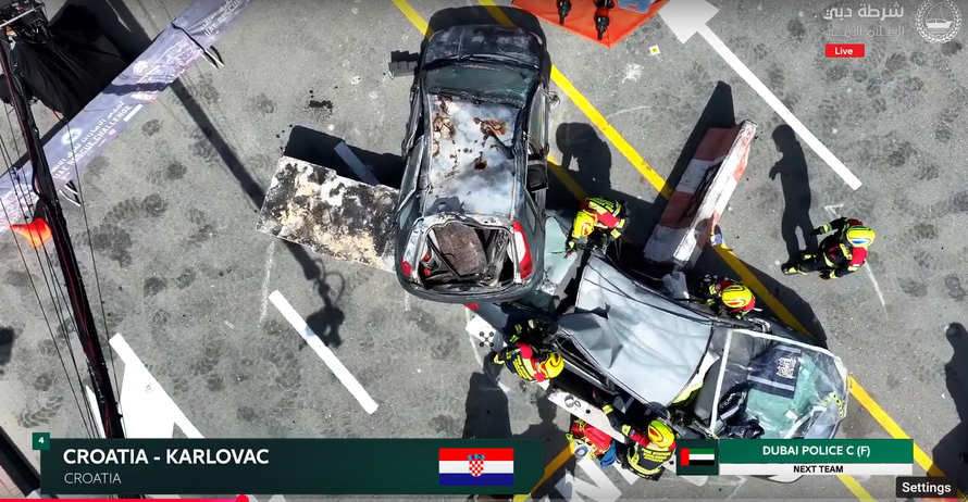 UŽIVO Karlovački vatrogasci u Dubaiju brane boje Hrvatske u spašavanju iz nesreća