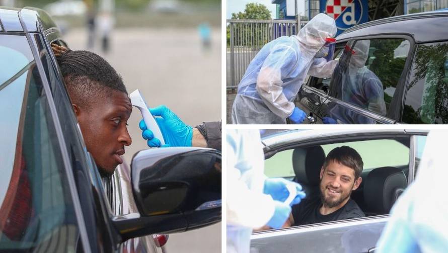 Svi bili u autima osim jednoga: Dinamovce testirali na koronu