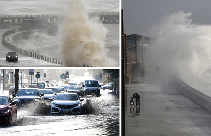 Oluja Ciara snažno udarila na zapad Europe, promet u kaosu
