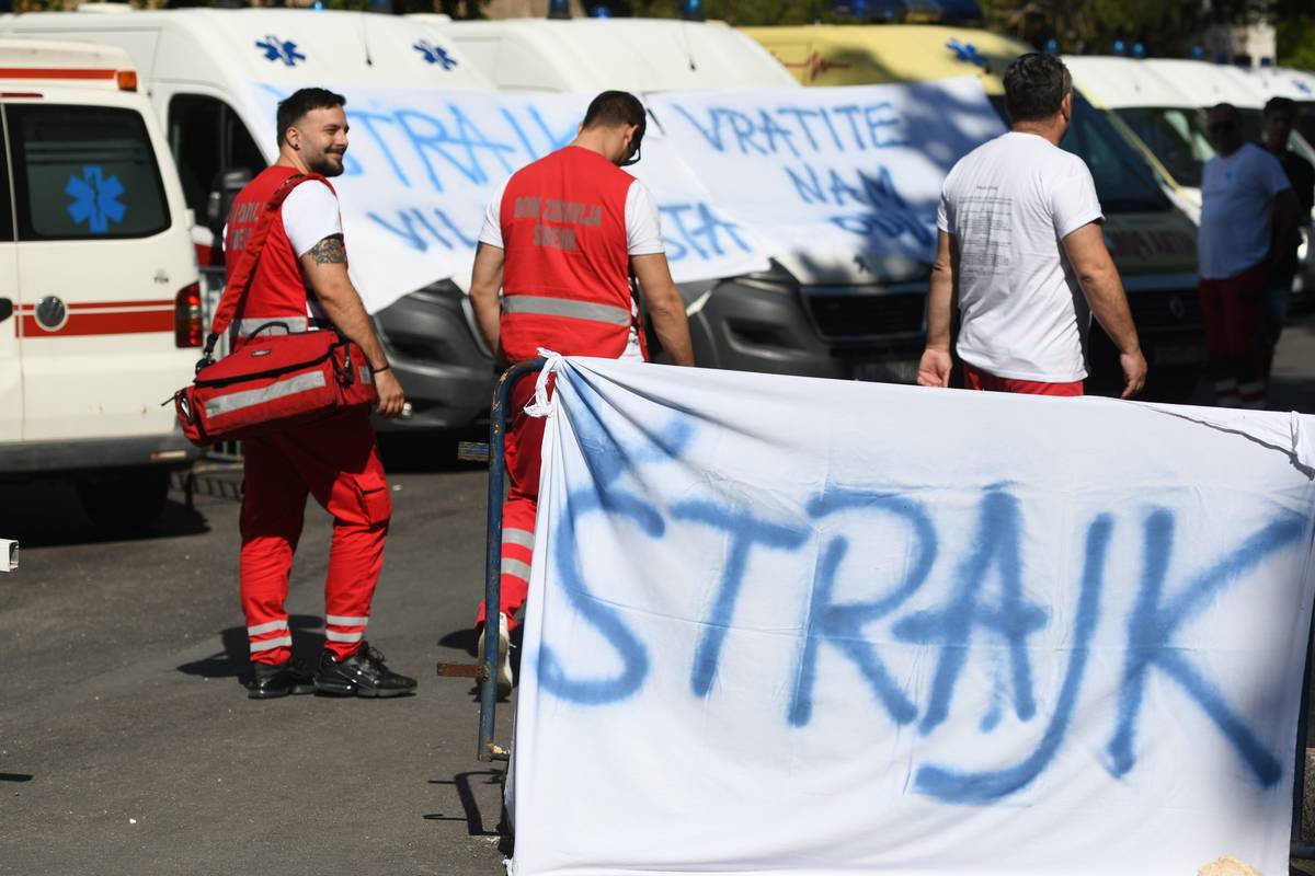 Udruga za prava pacijenata: Vozači saniteta prekinite štrajk