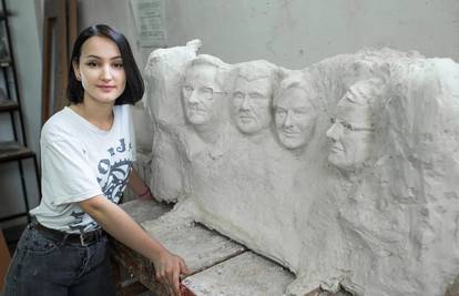 Dora (18) napravila je Mount Rushmore na hrvatski način...