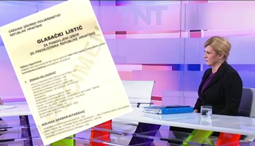 Predsjednica pozvala birače da zaokruže br. 1: To je Milanović!