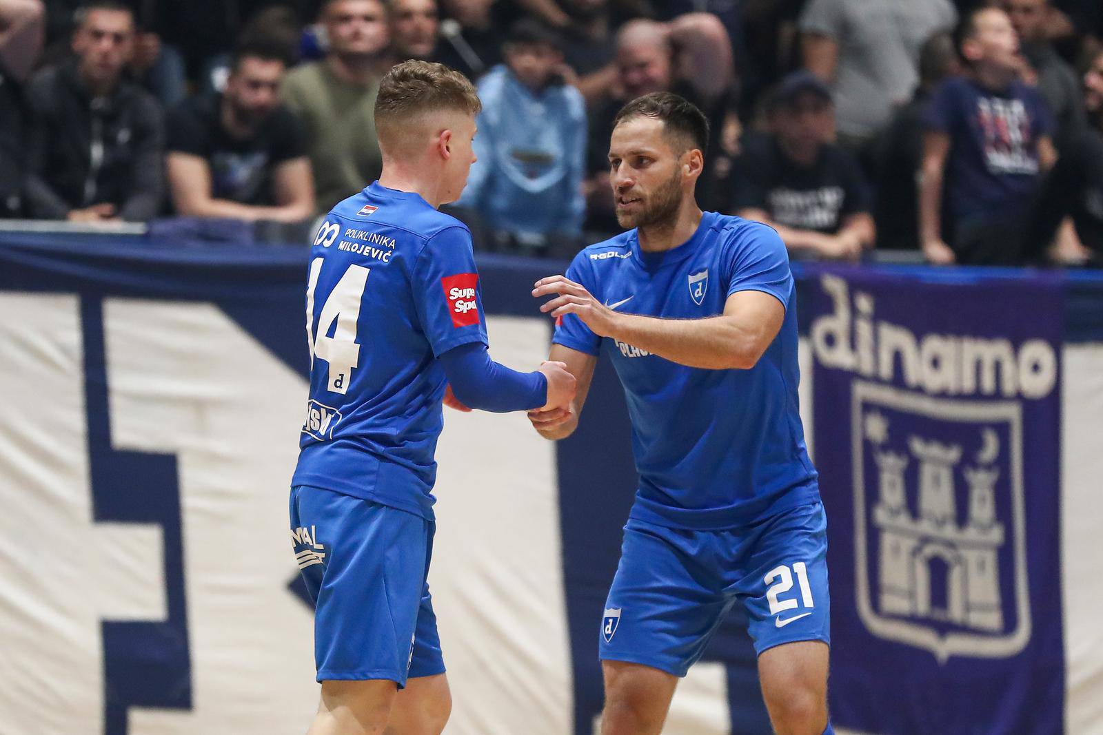 Zagreb: Prva utakmica finala HMNL-a, Futsal Dinamo - Olmissum