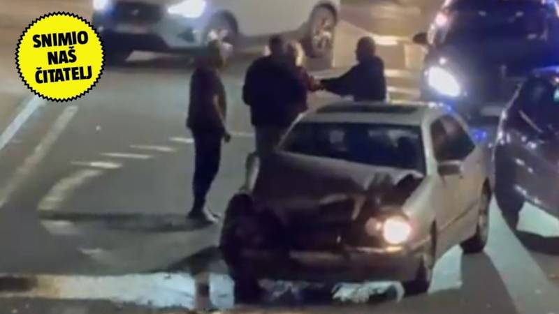 VIDEO Pijan se autom zabio u kamion u Kninu, divljao i vrijeđao policajce pa ga uhitili