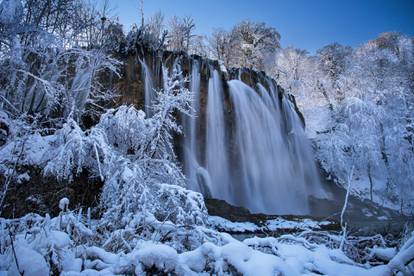 Ledeno kraljevstvo Plitvice: Inje i snijeg stvorili su pravu bajku