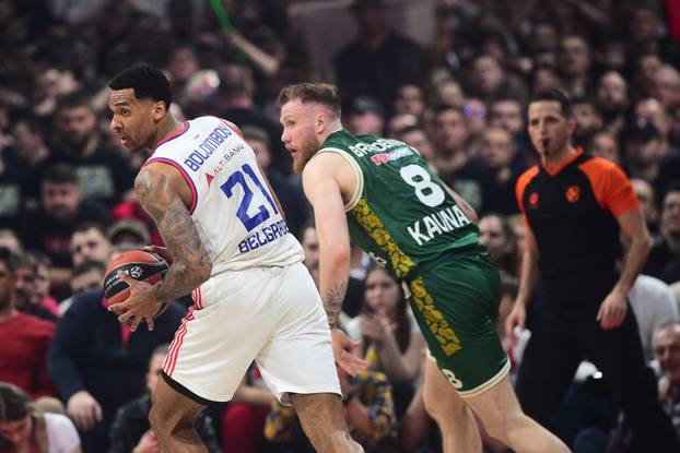 U Beogradskoj areni odigrana je utakmica 27. kola Turkish Airlines Eurolige između KK Crvena zvezda Meridianbet i KK Žalgiris