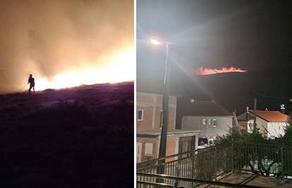 Požar na brdu iznad Senja gasili vatrogasci iz Like i s otoka