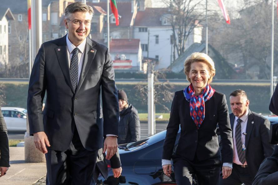 Zagreb: Sastanak članova Europske komisije sa članovima hrvatske Vlade