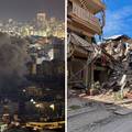 FOTO RU&Scaron;EVINE, O&Ccaron;AJ I STRAH Izrael &zcaron;estoko napao Bejrut: Eksplozije stalno 'tresu' grad...