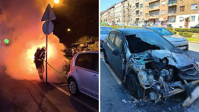 Bizarni detalji požara na autu u Zagrebu: Skinuo majicu, stavio ju je ispod branika pa zapalio!