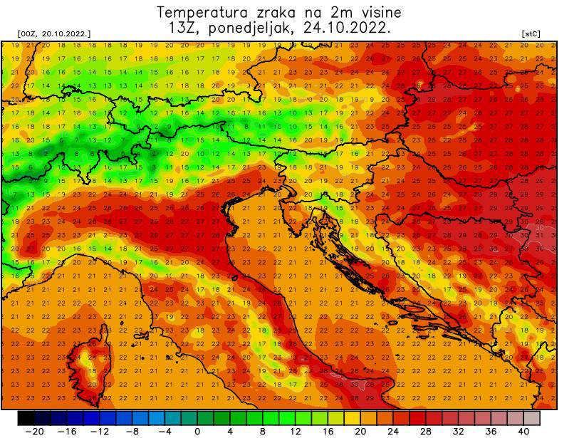 Ne vadite jakne iz ormara! Temperatura idući tjedan u susjedstvu penje se i do 30 °C