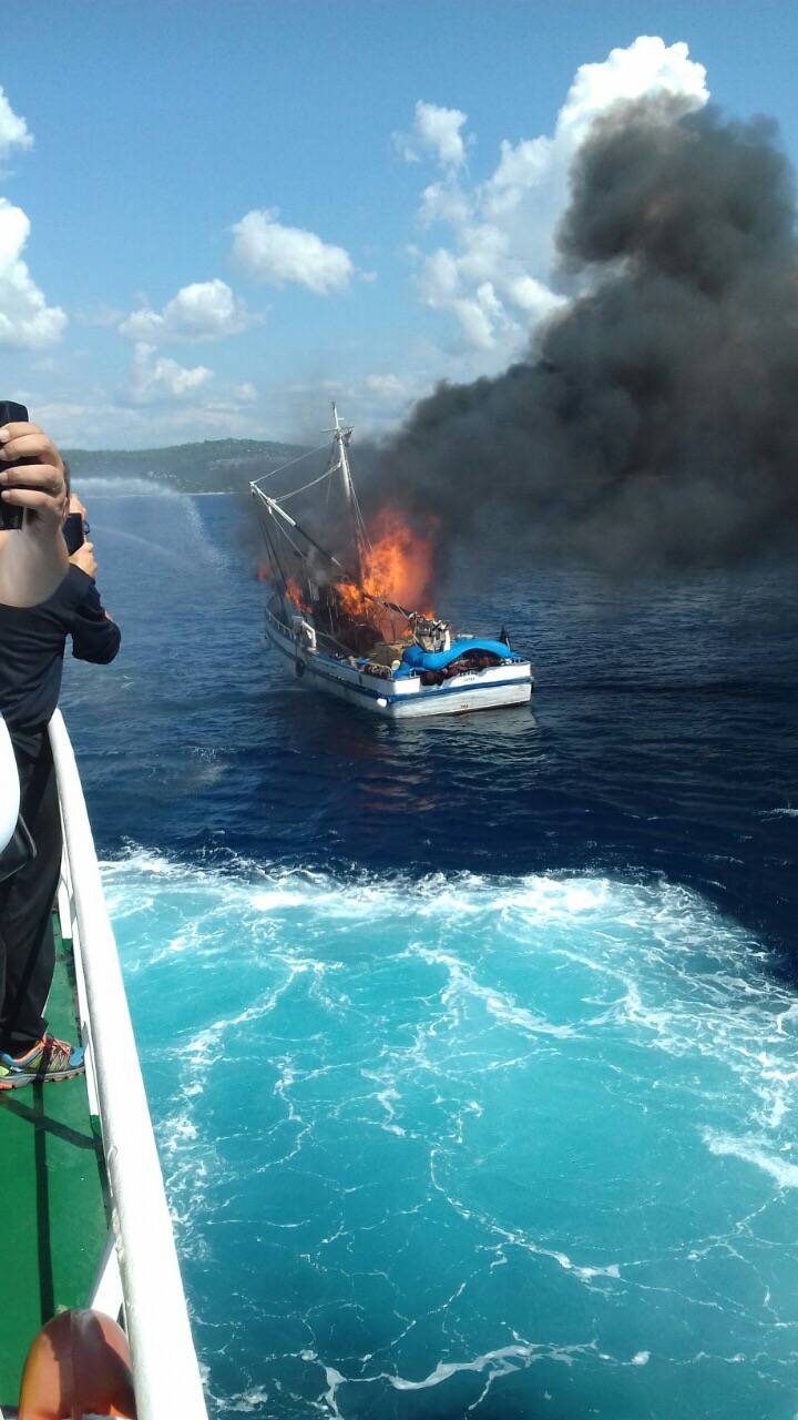 'Buktinja je bila ogromna, moja posada vrhunski je reagirala'