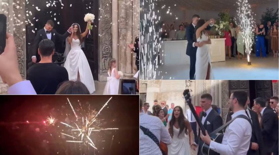 Livakoviću na svadbi pjevali Matić i Grašo, stigli su poznati, a gosti su uživali uz vatromet