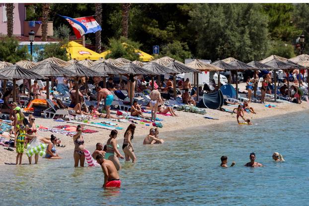 Vir: Plaža Jadro puna je kupača
