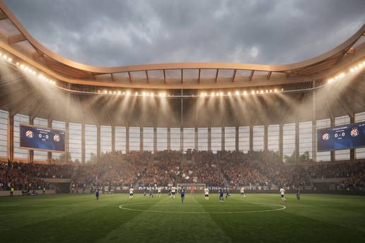 Ovo je spektakularan Maksimir kakvim su ga zamislili Hrvati i Portugalci. &Zcaron;iriju je bio tek 39.