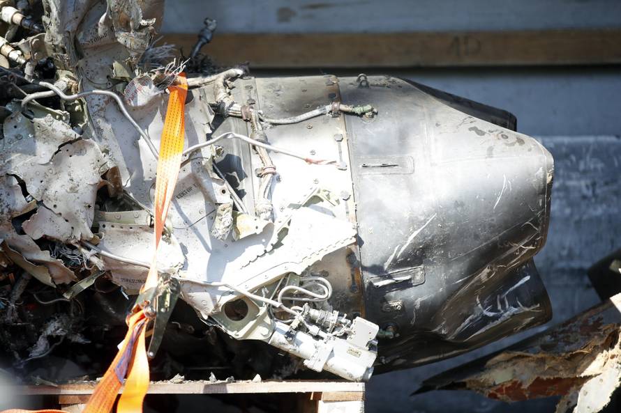 Zagreb: Na konferenciji za medije prikazani izvučeni dijelovi letjelice