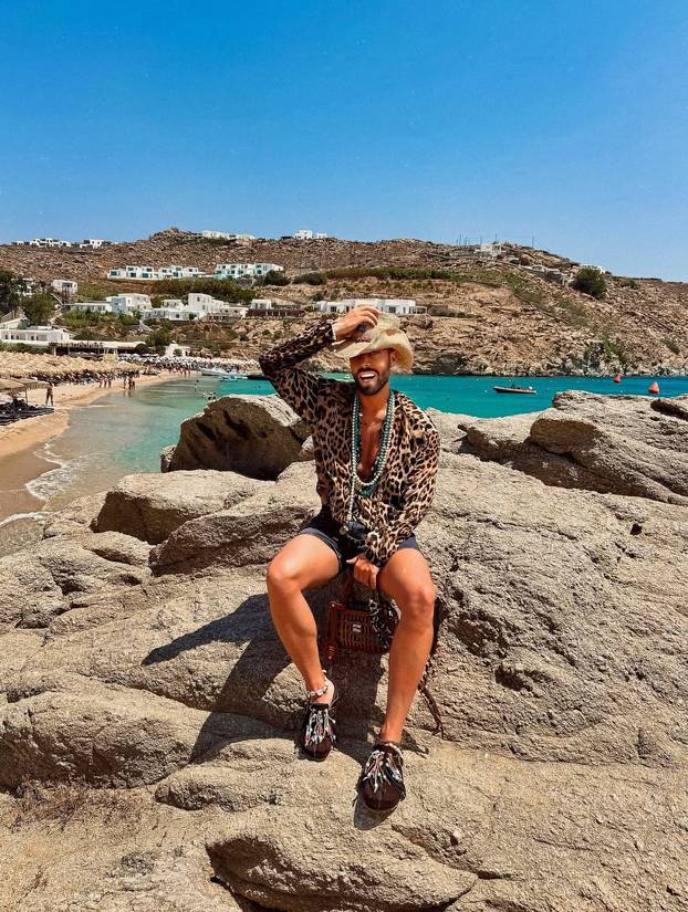 Odmor u stilu Marka Grubnića: Skupe torbice, leopard uzorci i vrela zabava na Mikonosu...