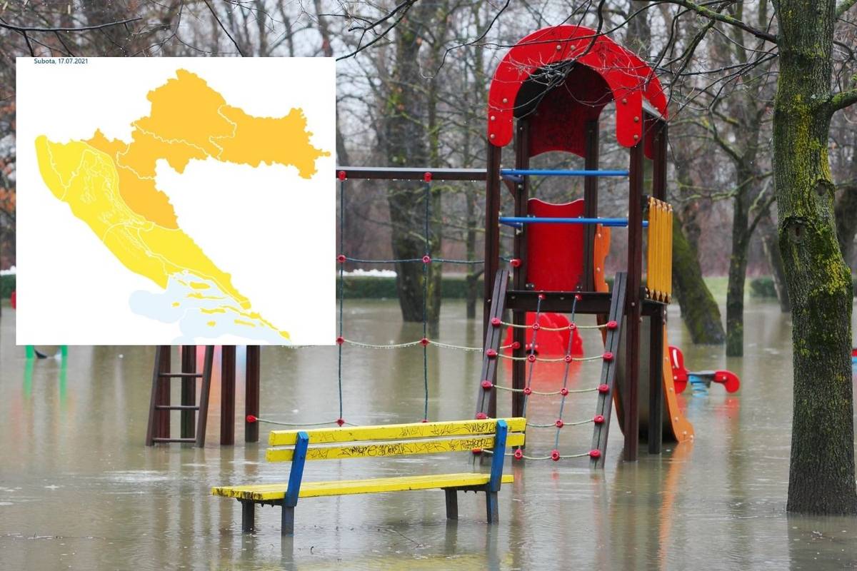 Upozorenje DHMZ-a, moguće su poplave i bujice: 'Pripremite se, zaštitite sebe i svoju imovinu'