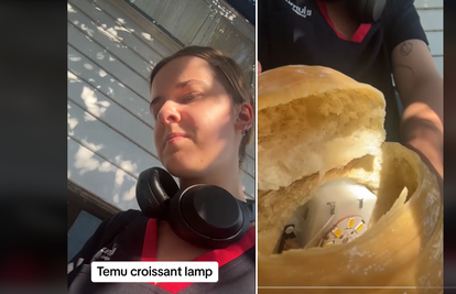 Žena zapanjena otkrićem da je lampa s Temua pravi kroasan