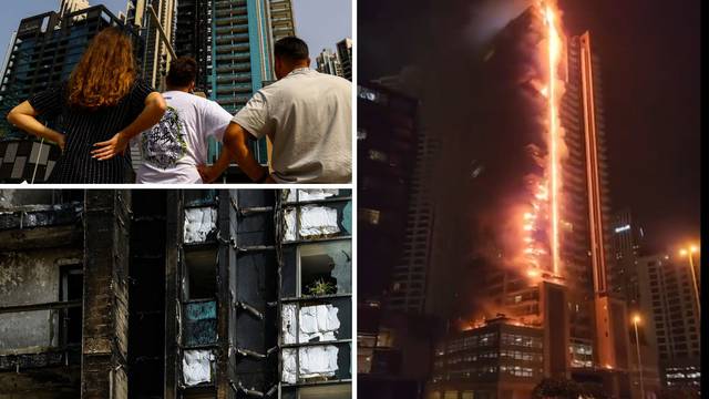VIDEO Veliki požar u Dubaiju: Pored najviše zgrade na svijetu gorio neboder od 35 katova