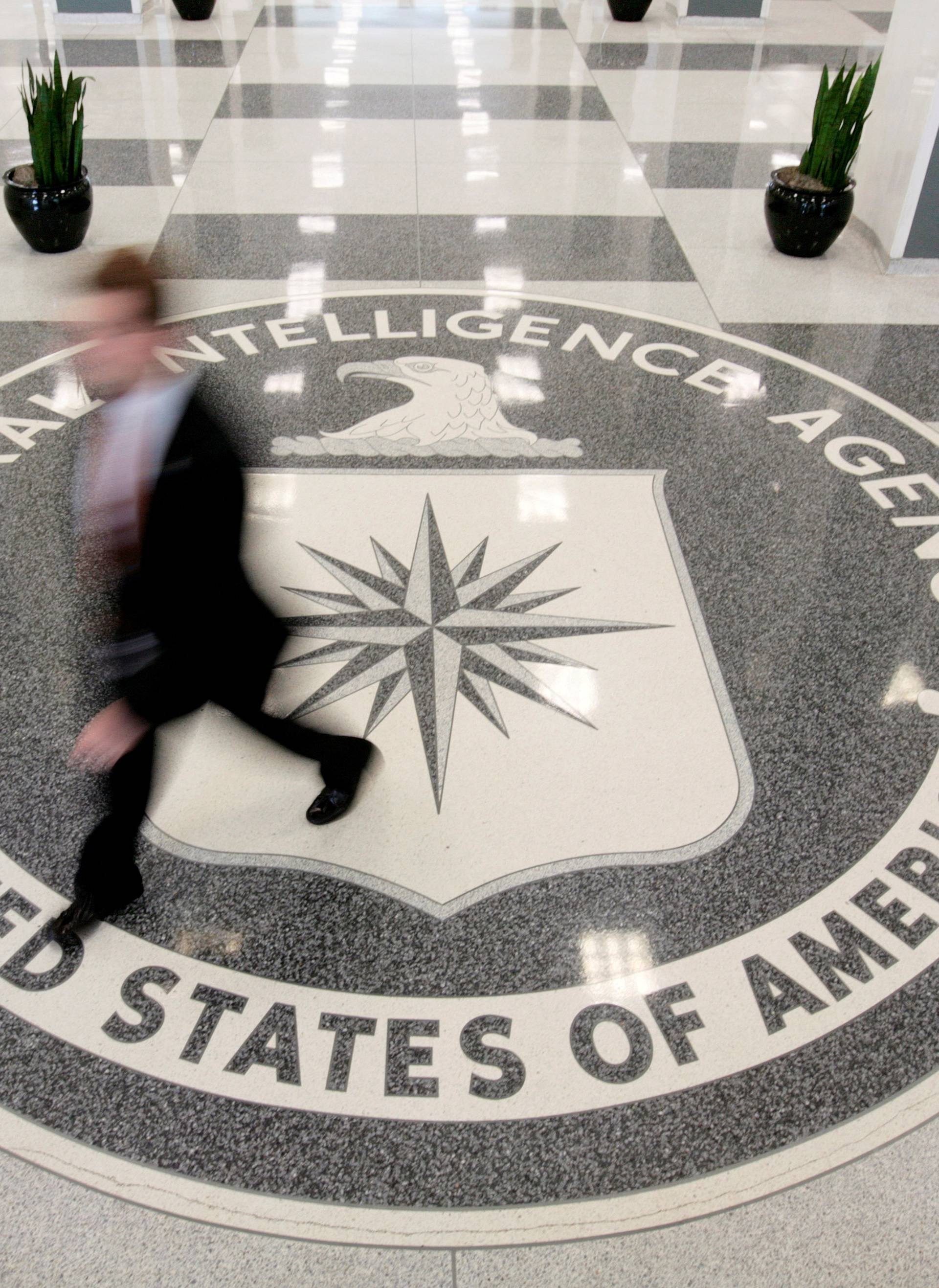 FILE PHOTO - The lobby of the CIA Headquarters Building in Langley