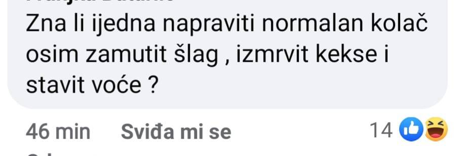 Gledatelji razočarani Željkinim desertom: 'Može li večera bez deserta u čaši i bobičastog voća'