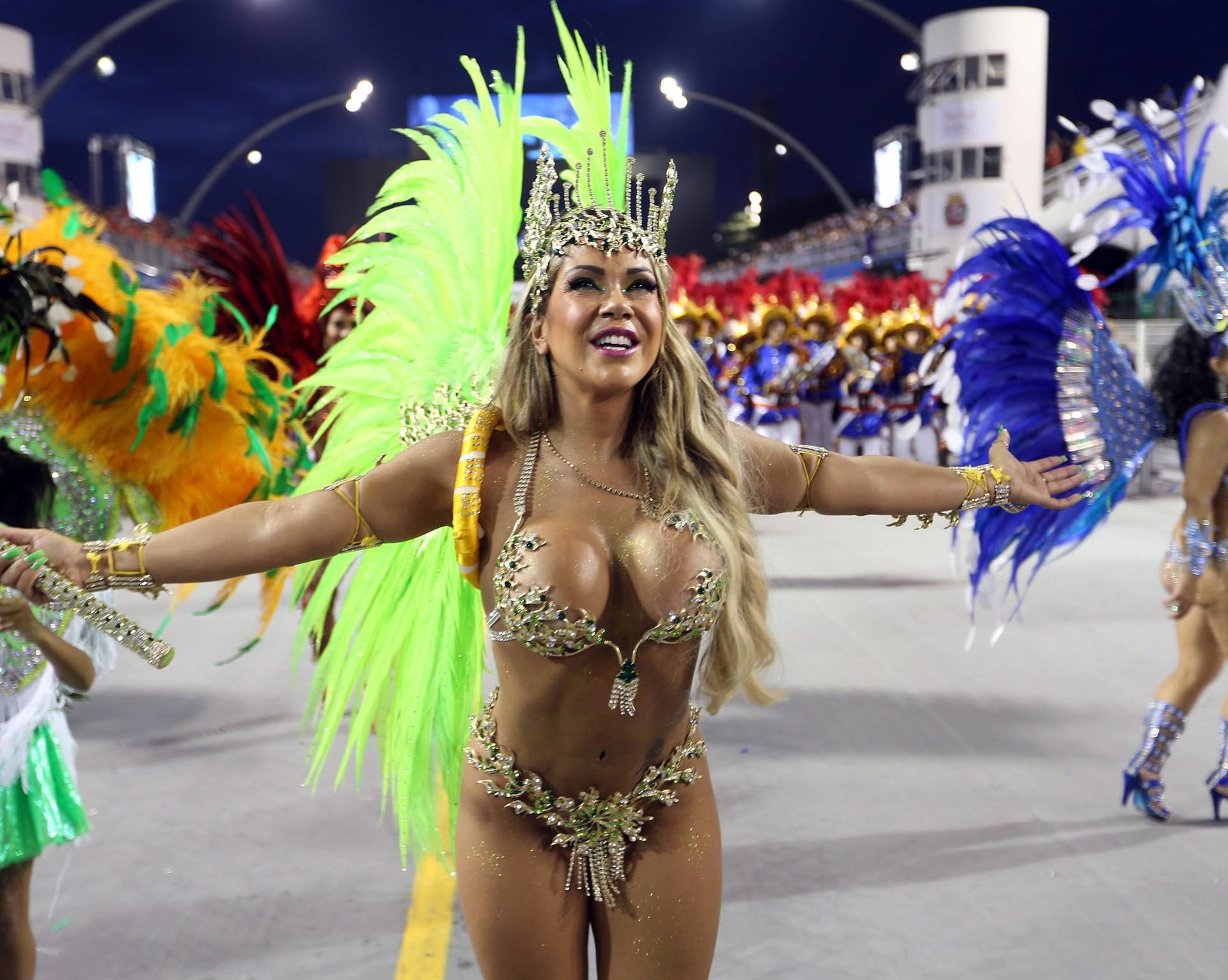 CARNIVAL PARADE IN SAO PAULO