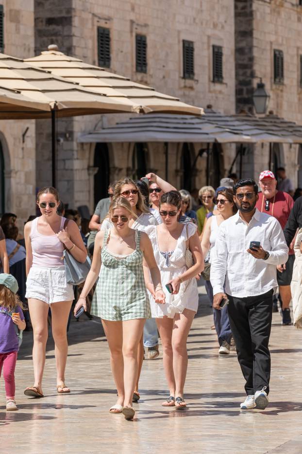 Sunčan i topao dan u Dubrovniku