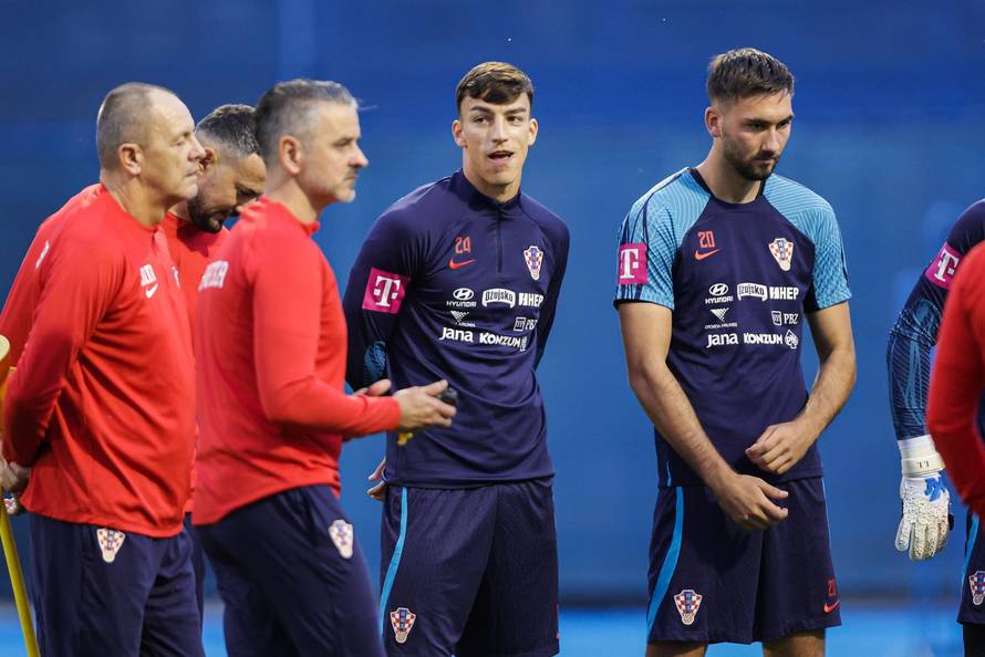 Zagreb: Trening hrvatske nogometne reprezentacije