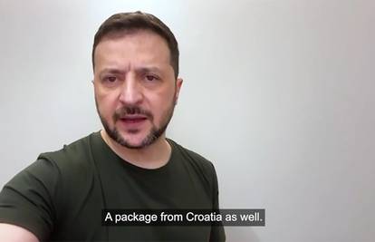 VIDEO Zelenski zahvalio i Hrvatskoj na vojnoj pomoći