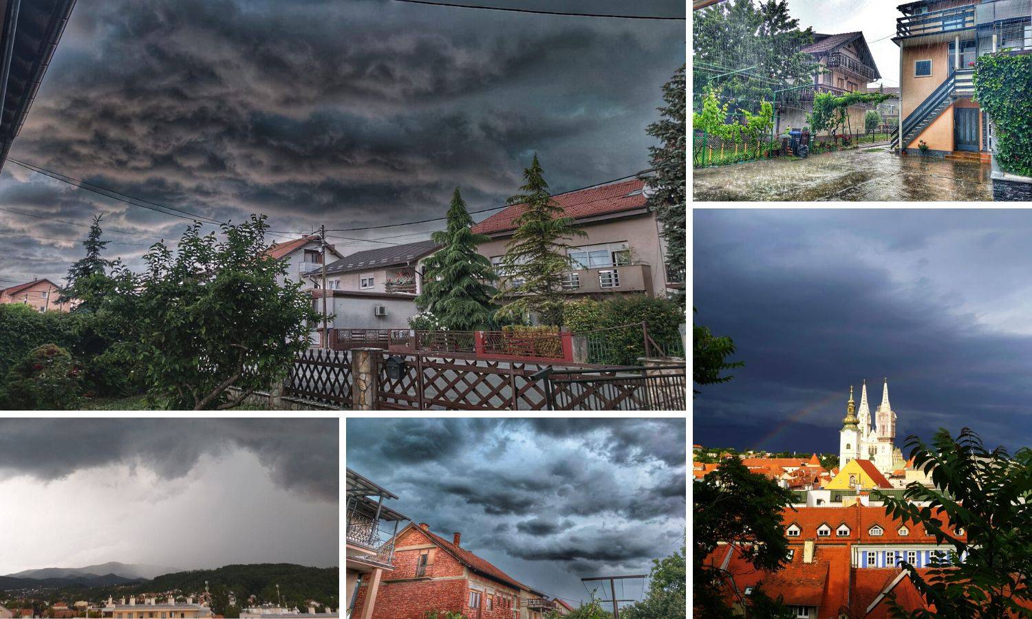 Tuča i oluja pogodili su Zagreb