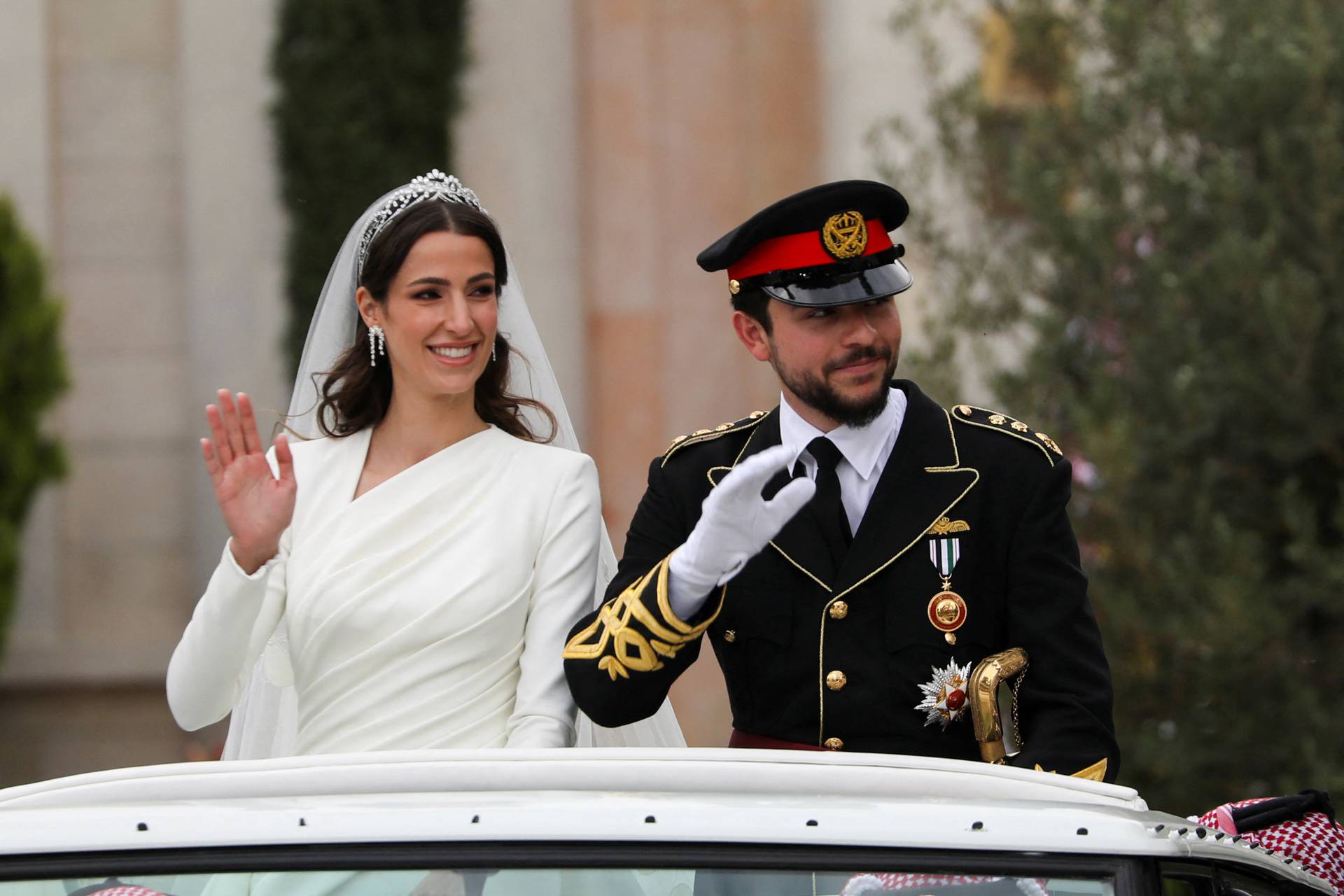 Jordan's Crown Prince Hussein and Rajwa Al Saif's royal wedding, in Amman