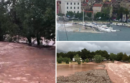 Ekstremne kiše u Dalmaciji: Bujica nosila sve pred sobom u Selinama, nastala velika šteta