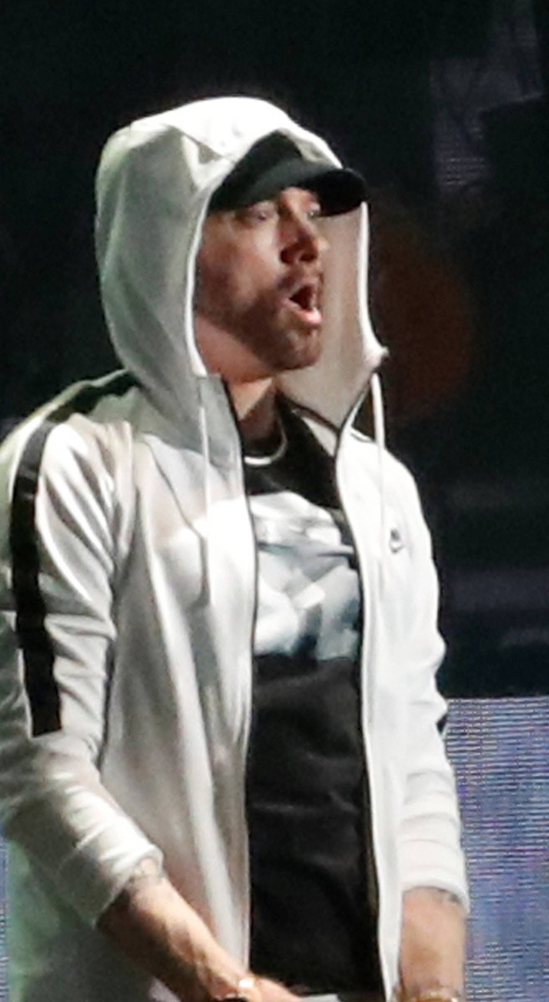 Eminem performs at the Coachella Valley Music and Arts Festival in Indio