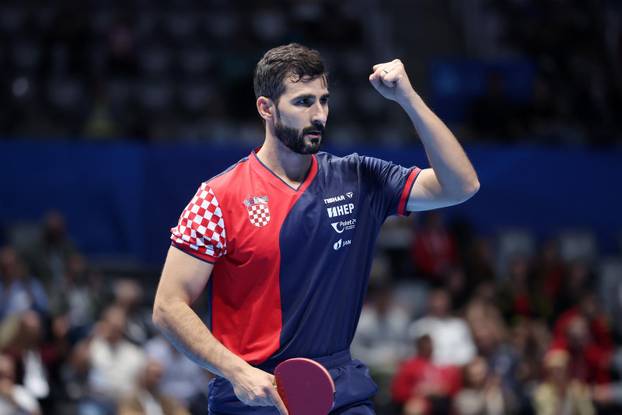 Zadar: Europsko ekipno prvenstvo u stolnom tenisu, Hrvatska - Grčka