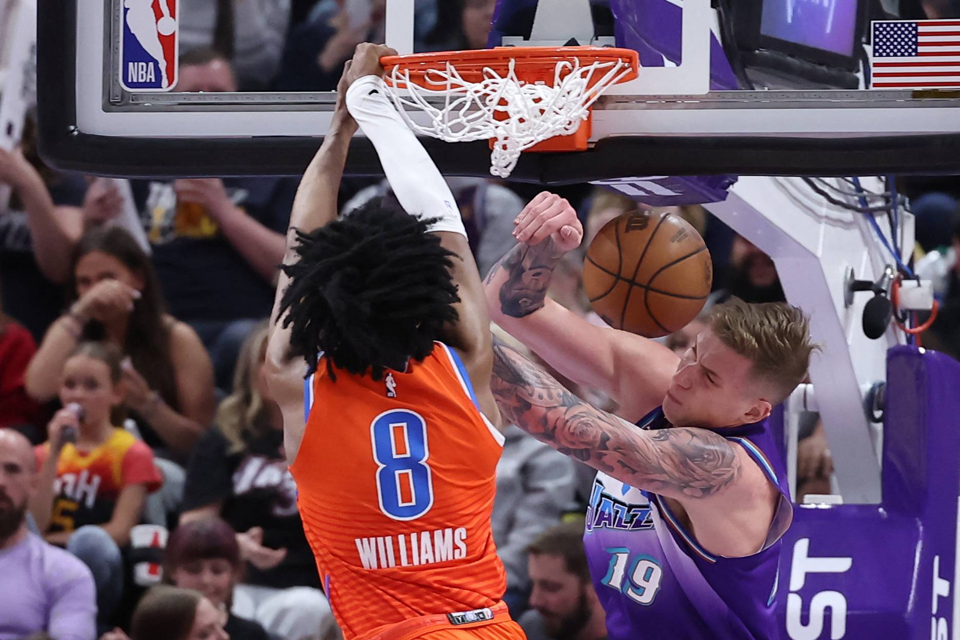 NBA: Oklahoma City Thunder at Utah Jazz