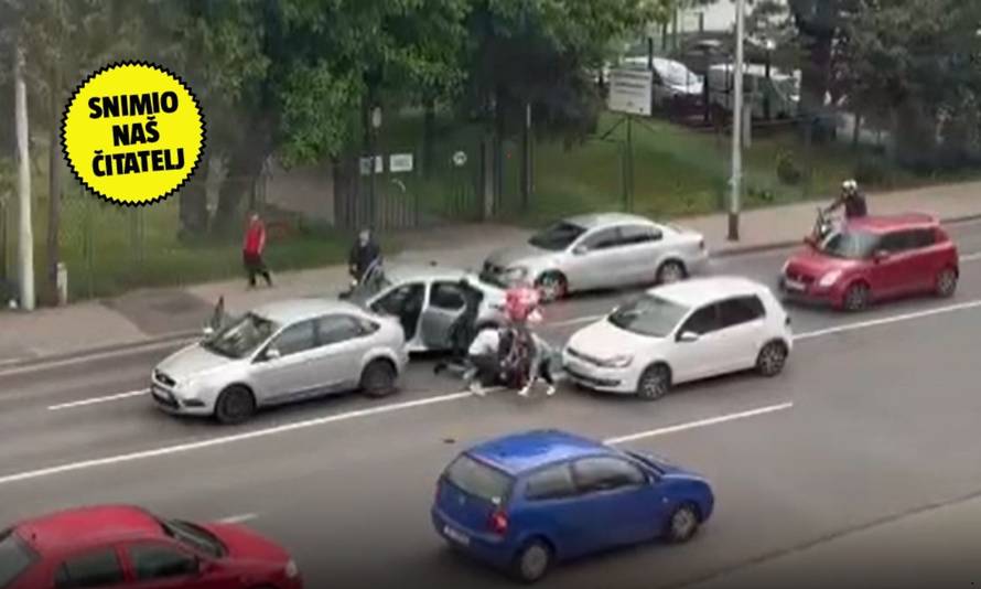 EKSKLUZIVNA SNIMKA Drama u Selskoj: 'Tipove u Škodi okružili su policajci u civilu i odveli ih!'