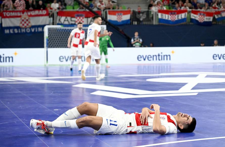 Susret Hrvatske i Španjolske u polufinalu Europskog prvenstva u futsalu