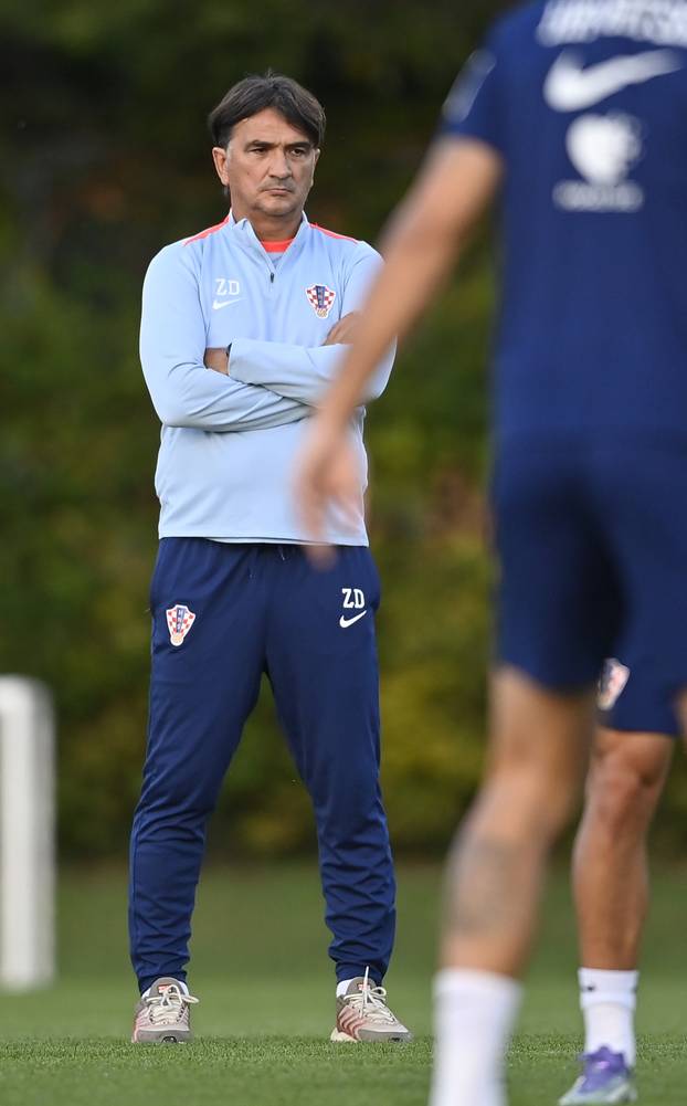 Zagreb: Trening nogometaša hrvatske nogometne reprezetacije