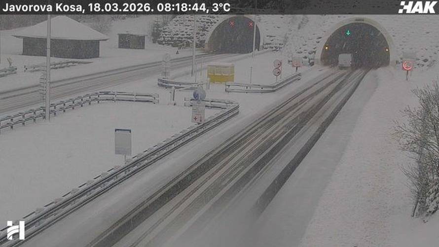 Dio Hrvatske pod snijegom: Evo kakvo nas vrijeme čeka sutra!