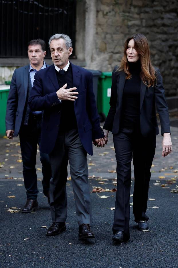 Former French President Sarkozy goes to jail to begin five-year sentence