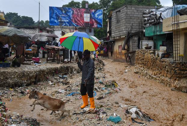 Hurricane Melissa brings heavy rains to Port-au-Prince