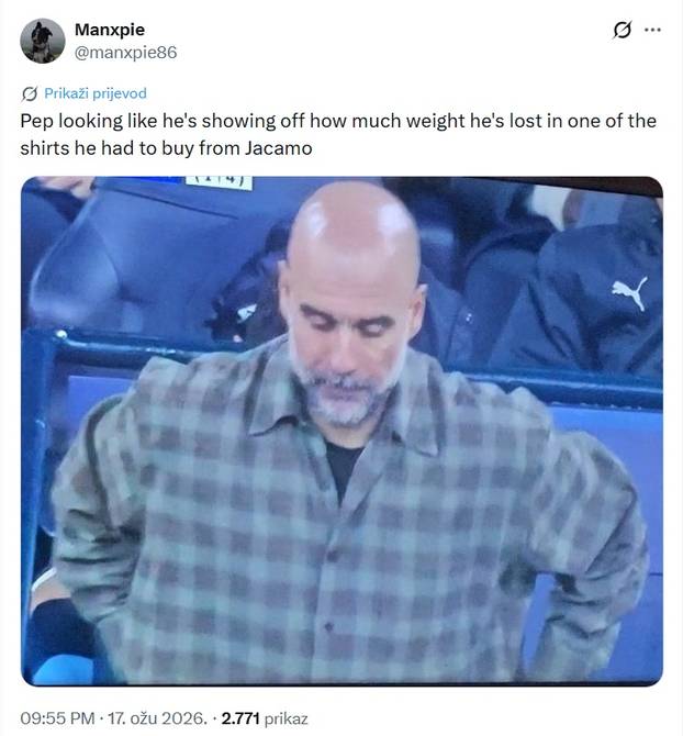 FOTO Guardiola kao drvosječa. Koliko košta famozna košulja?