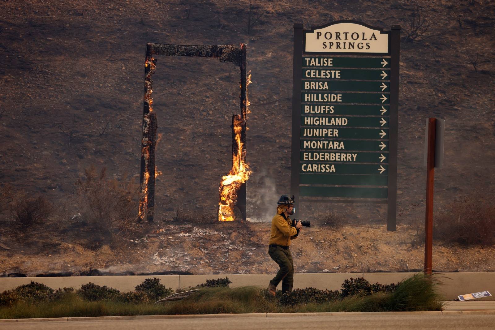 Silverado Fire in California