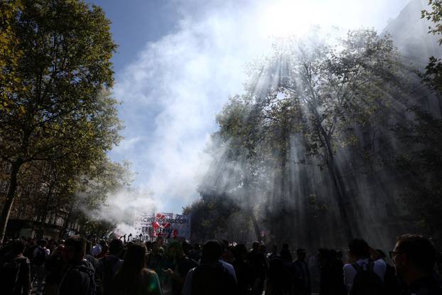 Nationwide strike and anti-government protests called by French unions in France