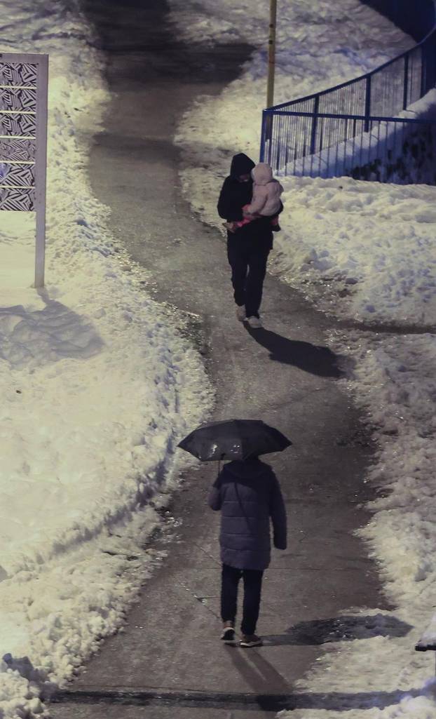 Zagreb: Pada ledena kiša