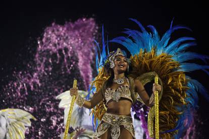 Carnival magic descends on Rio as the second night of elite samba schools lights up the Sambadrome, in Rio de Janeiro