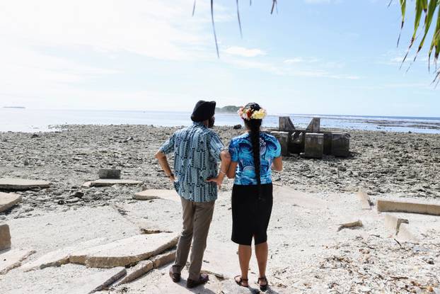 FILE PHOTO: World Bank's president Ajay Banga visits Funafuti