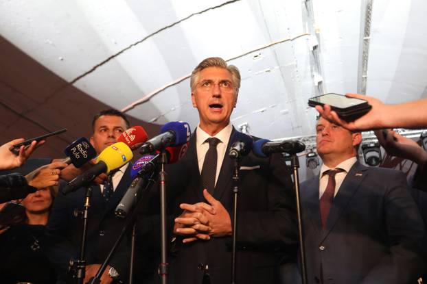 Rijeka: Premijer Andrej Plenković na svečanom puštanju u rad tunela Učka